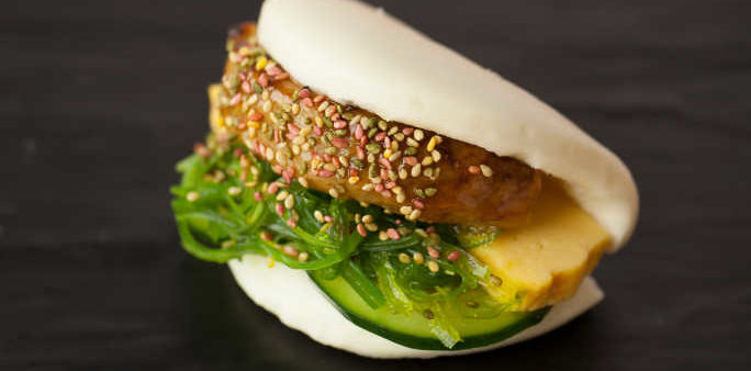 Steamed Buns with Tuna Patty